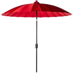  Verona középoszlopos napernyő MIU03VER 1A63P fekete/piros 2, 5 m x 2, 5 m