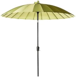 Verona középoszlopos napernyő MIU03VER 1A60P fekete/világoszöld 2, 5 m x 2, 5 m