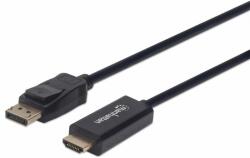 Manhattan DisplayPort 1.2/1.2a HDMI Átalakító Fekete 1.8m 153201 (153201)