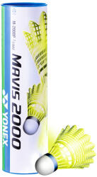YONEX Fluturași de badmint Mavis 2000 Yellow (6 Pack) dungă albastră (până la 11-21°C)