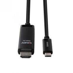 Lindy Cablu USB Type C la HDMI 8K60Hz/4K144Hz T-T 3m, Lindy L43435 (L43435)