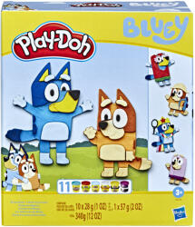 Hasbro Play-Doh, Bluey, Make 'n Mash Costumes, set creativ de joaca