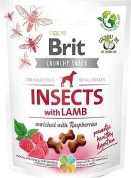 Brit Crunchy Snack rovarfehérjével, báránnyal és málnával (3 x 200 g = 3 tasak) 600gr