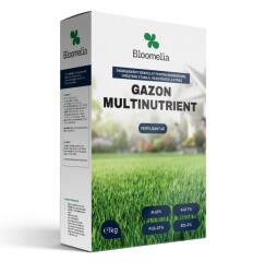 Bloomelia Ingrasamant granulat BLOOMELIA GAZON MULTINUTRIENT - 1 kg, NPK 16-27-7 pentru gazon des, verde intens si crestere uniforma (PR-104540)