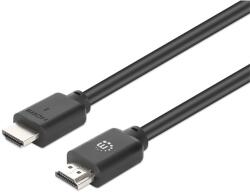 Manhattan Kábel - HDMI to HDMI (HDR, HEC, ARC, 4K60Hz, HDR, HDCP 2.3, 1m, 18 Gbps Fekete) 356633 (356633)