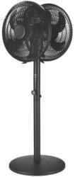 EUROLAMP Álló ventilátor 120 W/230 V, 2× 40 cm átmérő, fekete 300-20025 (EU0684)