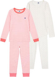 Petit Bateau Pijamale și Cămăsi de noapte Fete PYJAMA X 2 Petit Bateau roz 8 ani
