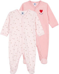 Petit Bateau Pijamale și Cămăsi de noapte Fete DORS BIEN X 2 Petit Bateau roz 6 luni