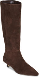 Lauren Ralph Lauren Cizme cu toc FRANCESCA TALL BOOT Lauren Ralph Lauren Maro 38 1/2