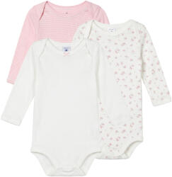 Petit Bateau Body pentru copii LOT BODIES X 3 Petit Bateau roz 18 luni