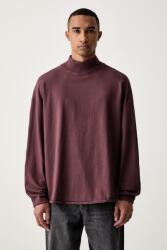 American Vintage hosszúujjú férfi pamut - burgundia XL - answear - 37 990 Ft
