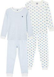 Petit Bateau Pijamale și Cămăsi de noapte Băieți PYJAMA X 2 Petit Bateau Albastru 8 ani