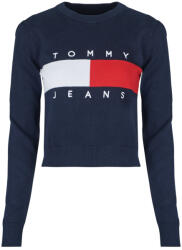 Tommy Hilfiger Pulovere Femei TJW FLAG CREW NECK SwEATER Tommy Jeans Albastru EU M