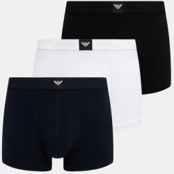 Emporio Armani Underwear férfi boxeralsó pamut elasztánnal 3-as csomag - fekete M - answear - 20 990 Ft