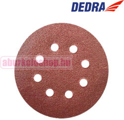 Dedra csiszolókorong 125 mm P100 tépőzáras 5 db (DED79473)