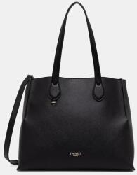 TWINSET női műbőr vászontáska - fekete Univerzális méret - answear - 68 990 Ft