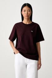 Lacoste női pamut póló - burgundia 38 - answear - 24 990 Ft