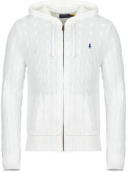 Ralph Lauren Jerseuri și Cardigane Bărbați GILET CAPUCHE EN MAILL TORSADEE Polo Ralph Lauren Alb EU M