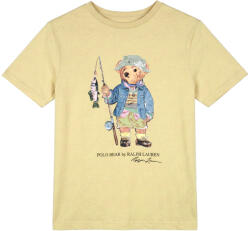 Ralph Lauren Tricouri mânecă scurtă Băieți KNIT-T-SHIRT Polo Ralph Lauren Bej EU XL