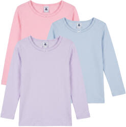 Petit Bateau Tricouri cu mânecă lungă Fete TSML X 3 Petit Bateau Multicolor 8 ani