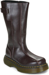 Dr. Martens Ghete Femei BUZZ HIGH BOOT DARK BROWN MILLED GLOSS Dr. Martens Maro 40