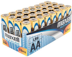 Maxell ceruza elem AA 1, 5V LR06 32db/csomag (nem bontható)