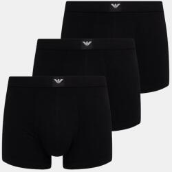 Emporio Armani Underwear férfi boxeralsó pamut elasztánnal 3-as csomag - fekete XXL - answear - 20 990 Ft