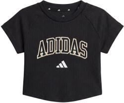 Adidas Tricouri mânecă scurtă Fete Sport Seasonals Collegiate Typography T-Shirt Junior Girls adidas Negru 9 / 10 ani
