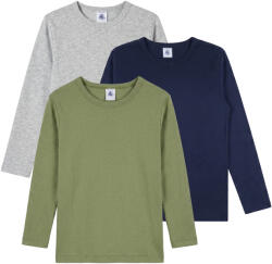 Petit Bateau Tricouri cu mânecă lungă Băieți TSML X 3 Petit Bateau Multicolor 5 ani