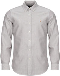 Ralph Lauren Cămăsi mânecă lungă Bărbați CHEMISE COUPE DROITE EN OXFORD Polo Ralph Lauren Maro EU M
