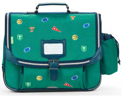 Tann's Ghiozdane Băieți DAN CARTABLE 38 CM POCHE GOURDE Tann's verde Unic