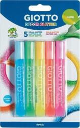 GIOTTO Decor Glitter Lipici 5 x 10 g Neon (F545300)