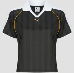 PUMA Tricou Polo mânecă scurtă Femei T7 Relaxed Football Jersey Puma Negru EU XS