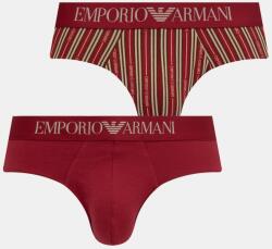 Emporio Armani Underwear alsónadrág férfi pamut elasztánnal 2-es csomag - piros M