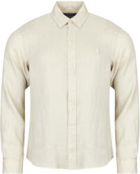 Ralph Lauren Cămăsi mânecă lungă Bărbați CHEMISE COUPE DROITE EN LIN Polo Ralph Lauren Bej EU L