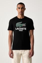 Lacoste t-shirt férfi pamut - fekete XL - answear - 26 990 Ft