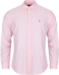 Ralph Lauren Cămăsi mânecă lungă Bărbați CHEMISE CUSTOM FIT EN OXFORD LEGER Polo Ralph Lauren roz EU XL