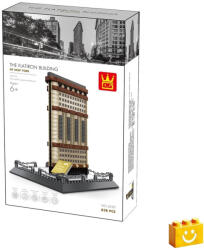 WANGE 4220 - Flatiron building - New York, USA építőjáték - 100% kompatibilis minden más kedvelt márkával - prodots