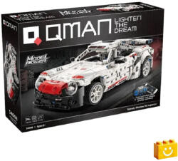 Qman 54008 - Speedy Shadow fehér sportautó - 100% technic-kompatibilis építőjáték - prodots