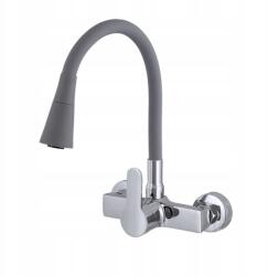 Gamma Konyhai csaptelep Gamma flexibilis fali Flex 3000 szürke (BFxŚ-3000g)