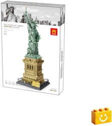 WANGE 5227 - Szabadság-szobor - USA építőjáték - 100% kompatibilis minden más kedvelt márkával