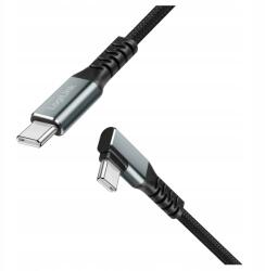 LogiLink Usb-c sarokkábel 90 4K 1m 100W Pd 10Gb/s Ultra Hd Usb 3.2 Gen2 LogiLink (CU0271)