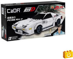 CaDA C55012W - Initial-D Mazda FC3S RX-7 Versenyautó építőjáték - 100% kompatibilis minden más kedvelt márkával