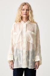 MUNTHE női ing lyocellel FORTUNATO - bézs 38