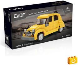 CaDA C55021W - Citroen 2CV - kacsa építőjáték - 100% kompatibilis minden más kedvelt márkával