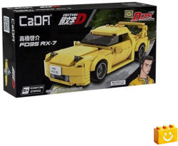 CaDA C55013W - Initial-D Mazda FD3S RX-7 Versenyautó építőjáték - 100% kompatibilis minden más kedvelt márkával - prodots