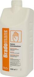 Bradoline Kézfertőtlenítő szer, higiénés, 1 l, BRADOMAN "Soft (KHT873) - iroda24
