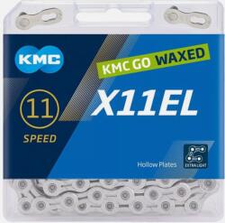 KMC Lánc X11 El 118 láncszem ezüst Box Viasz csatlakozó (BX11ELN18W)