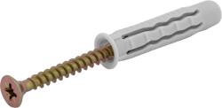 Tracon Electric Tracon T10UCS Univerzális tipli+csavar, szürke M10x55mm, PA6.6 (T10UCS)