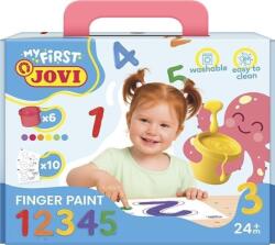 Jovi 540NM MY FIRST Set de vopsea pentru degete First Numbers (540NM)